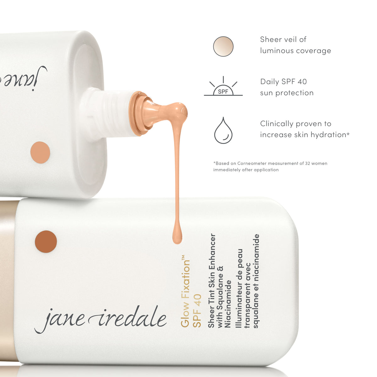 Glow Fixation™ SPF 40 Sheer Tint Skin Enhancer with Squalane & Niacinamide