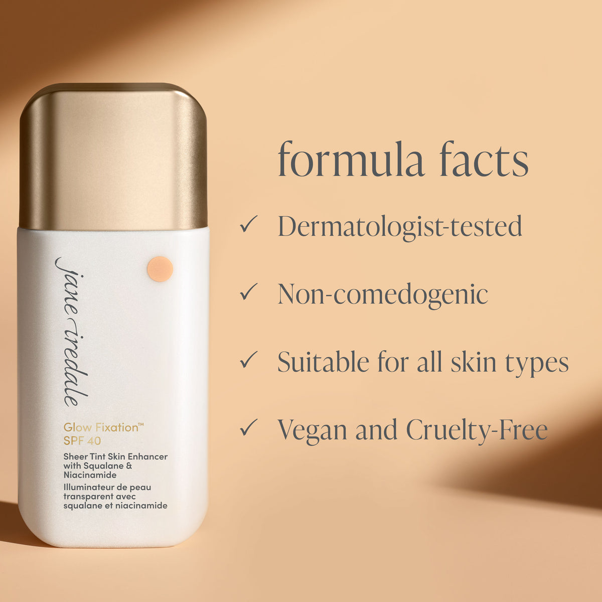 Glow Fixation™ SPF 40 Sheer Tint Skin Enhancer with Squalane & Niacinamide